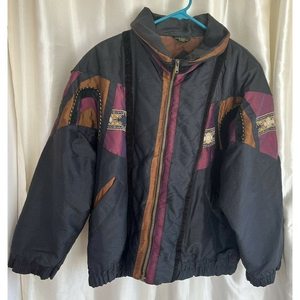 Vintage‎ 80s 90s G4000 Womens Embroidered Bomber Jacket Large Retro